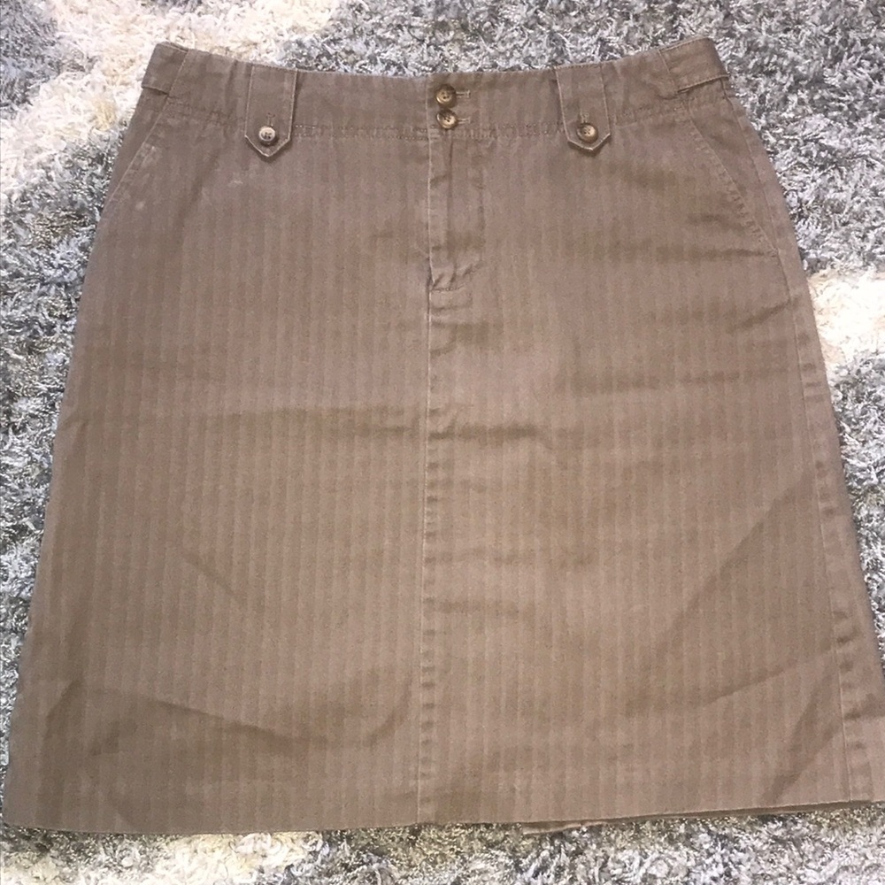 Khaki Eddie Bauer Skirt